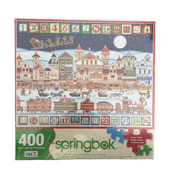Sealed SPRINGBOK To All A Good Night 400 Pc Puzzle 2016 Slight Damage Box USA - Picture 1 of 2